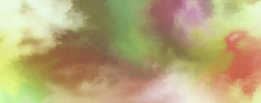 Modern fırça darbeleri. Poster, duvar sanatı, afiş, kart, kitap kapağı veya ambalaj için rahatlatıcı kompozisyonun yumuşak renkli çizimi. Pastel renklerle suluboya. 