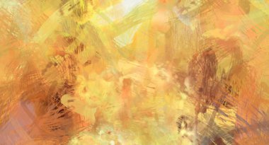 Soyut arkaplanda pürüzlü fırça darbeleri. Fırça boyası. Renkli boya darbeleri. Eşsiz duvar sanatı. Tuvaldeki modern sanat. Renkli çağdaş sanat eserleri.