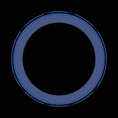 Fütürist dairesel gövde arayüzü elementi. Soyut çember geometrik arkaplan. Dijital teknolojinin grafiksel çizimi.