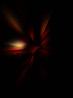 Parlayan ışıkları hareket ettirmenin havalı arka planı. Tasarımınız için canlı renkli bir portal şablonu. Işık ışınları ve hareket halindeki ışıldayan parçacıklar bir solucan deliği şekli oluşturuyor..