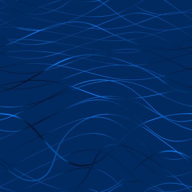 Dalgalı yansıtıcı çizgilerin kusursuz deseni. Lüks minimalist malzeme. Süs dalgasıyla dekoratif motif. Web, kartvizit, davetiye, poster, tekstil baskısı için zarif duvar kağıdı.