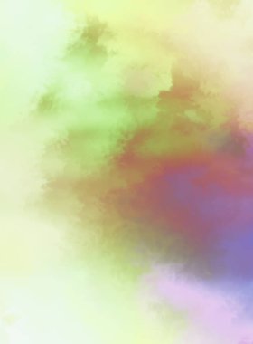 Modern fırça darbeleri. Poster, duvar sanatı, afiş, kart, kitap kapağı veya ambalaj için rahatlatıcı kompozisyonun yumuşak renkli çizimi. Pastel renklerle suluboya. 