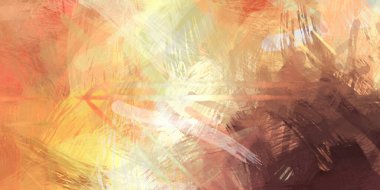 Soyut arkaplanda pürüzlü fırça darbeleri. Fırça boyası. Renkli boya darbeleri. Eşsiz duvar sanatı. Tuvaldeki modern sanat. Renkli çağdaş sanat eserleri.