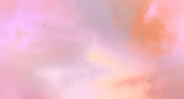 Modern fırça darbeleri. Poster, duvar sanatı, afiş, kart, kitap kapağı veya ambalaj için rahatlatıcı kompozisyonun yumuşak renkli çizimi. Pastel renklerle suluboya. 