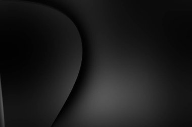 Web sitesi, poster, marka kimliği, broşür, sunum şablonu için lüks koyu bir arka plan. Dalgalı şekilli kaliteli tasarım. Dalgalanmalı soyut arkaplan. Pankart veya kapak tasarımı için dekorasyon.