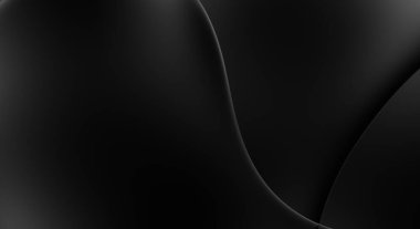 Web sitesi, poster, marka kimliği, broşür, sunum şablonu için lüks koyu bir arka plan. Dalgalı şekilli kaliteli tasarım. Dalgalanmalı soyut arkaplan. Pankart veya kapak tasarımı için dekorasyon.