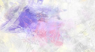 Soyut arkaplanda pürüzlü fırça darbeleri. Fırça boyası. Renkli boya darbeleri. Eşsiz duvar sanatı. Tuvaldeki modern sanat. Renkli çağdaş sanat eserleri.