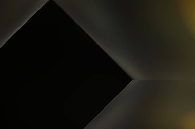 Geometrik dinamik şekiller. Gölgeli teknoloji dijital şablonu ve gradyan arka planda ışıklar. Modern basit geometrik renk gradyanı soyut arkaplan. 3B illüstrasyon. 