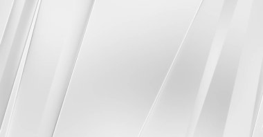 Soyut ışık fütüristik duvar kağıdı. Zarif, parlak çizgili arka plan. Geometrik katmanlı üç boyutlu beyaz arkaplan. Poster, broşür, sunum ve web sitesi için geometrik şablon tasarımı.