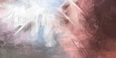 Soyut arkaplanda pürüzlü fırça darbeleri. Fırça boyası. Renkli boya darbeleri. Eşsiz duvar sanatı. Tuvaldeki modern sanat. Renkli çağdaş sanat eserleri.