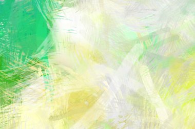 Soyut arkaplanda pürüzlü fırça darbeleri. Fırça boyası. Renkli boya darbeleri. Eşsiz duvar sanatı. Tuvaldeki modern sanat. Renkli çağdaş sanat eserleri.