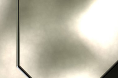 Üç boyutlu metalik doku. Uzay gemisi desenli yüzey. Aydınlık ve karanlık paneller. Fütürist soyut duvar kağıdı. Geometrik teknolojik yansıtıcı arkaplan.