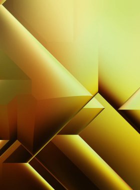 3 boyutlu illüstrasyon. Moda, basit geometrik renk gradyan arkaplan. Geometrik dinamik şekiller. Gölgeli teknoloji dijital şablonu ve gradyan arkaplanda ışıklar.  