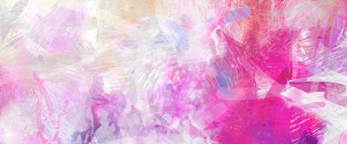 Soyut arkaplanda pürüzlü fırça darbeleri. Fırça boyası. Renkli boya darbeleri. Eşsiz duvar sanatı. Tuvaldeki modern sanat. Renkli çağdaş sanat eserleri.