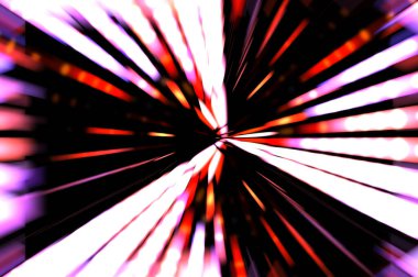 Siyah arkaplanda dönen ışık gösterisi. Lüks çizgiler. Parlak kıvrımlı duvar kağıdı. Uzay tüneli. Dönen ışık çemberi ya da maytap izi. Parlak konsept çizimi.