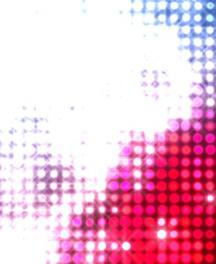 Parlak desenli duvar kağıdı. Sahne ışıkları olan renkli ışıkların ihtişamlı arkaplanı. Parlayan ışıklar siyah arka planda parti izleri. Sahne veya stadyum ışıklarının dijital illüstrasyonu. 