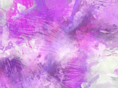 Soyut arkaplanda pürüzlü fırça darbeleri. Fırça boyası. Renkli boya darbeleri. Eşsiz duvar sanatı. Tuvaldeki modern sanat. Renkli çağdaş sanat eserleri.