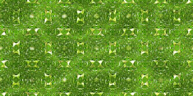 Renkli kumaş arka planında moda tarzında gümüş örgü süsü olan lüks, kusursuz bir şablon. Duvar kağıtları ve tekstil baskısı için tasarım. Lüks, ışıl ışıl metalimsi fantezi dokusu.