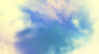 Modern fırça darbeleri. Poster, duvar sanatı, afiş, kart, kitap kapağı veya ambalaj için rahatlatıcı kompozisyonun yumuşak renkli çizimi. Pastel renklerle suluboya. 