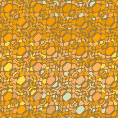 Yaratıcı karalama sanatı farklı şekil ve dokulara sahip kusursuz desen. Kolaj. Sanatsal arka plan. Soyut duvar kağıdı. Dekoratif hippi fayansları.