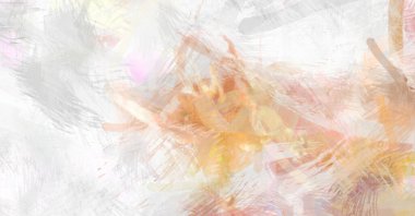 Soyut arkaplanda pürüzlü fırça darbeleri. Fırça boyası. Renkli boya darbeleri. Eşsiz duvar sanatı. Tuvaldeki modern sanat. Renkli çağdaş sanat eserleri.