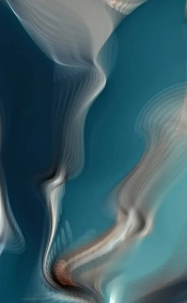 Illustrazione Astratta Vortici Con Percorsi Movimento Flusso Girevole Forme Vortice — Foto Stock