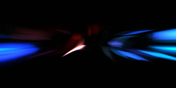 Energy Burst Beautiful Vivid Colors Dynamic Rays Light Isolated Black — Stock Photo, Image