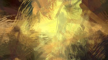 Soyut arkaplanda pürüzlü fırça darbeleri. Fırça boyası. Renkli boya darbeleri. Eşsiz duvar sanatı. Tuvaldeki modern sanat. Renkli çağdaş sanat eserleri.