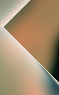 Geometrik dinamik şekiller. Gölgeli teknoloji dijital şablonu ve gradyan arka planda ışıklar. Modern basit geometrik renk gradyanı soyut arkaplan. 3B illüstrasyon. 