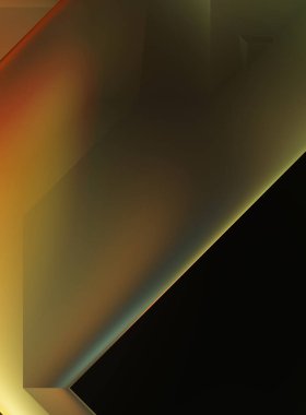 Geometrik dinamik şekiller. Gölgeli teknoloji dijital şablonu ve gradyan arka planda ışıklar. Modern basit geometrik renk gradyanı soyut arkaplan. 3B illüstrasyon. 