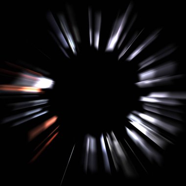 Canlı ve canlı ışık parlamalarının serin arkaplanı. Renkli parlak ışıklar patlama efektiyle görüntülenir. Parlak renkli arkaplan.