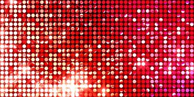 Parlayan ışıklar siyah arka planda parti izleri. Sahne veya stadyum ışıklarının dijital illüstrasyonu. Parlak desenli duvar kağıdı. Sahne ışıkları ile renkli ışıkların ihtişamlı arkaplanı.