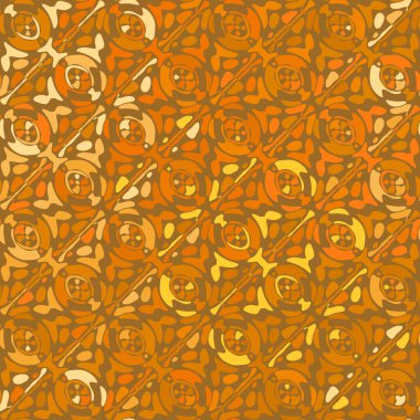 Yaratıcı karalama sanatı farklı şekil ve dokulara sahip kusursuz desen. Kolaj. Sanatsal arka plan. Soyut duvar kağıdı. Dekoratif hippi fayansları.