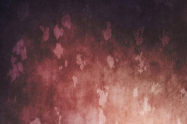 Gergin bir geçmişi ve sıkıntılı bir yapısı var. Renkli tozlu şablon. Tasarımınız için doku ve elementler. Çizik ve lekeli duvar kağıdı. Gotik duvar.