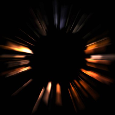 Canlı ve canlı ışık parlamalarının serin arkaplanı. Renkli parlak ışıklar patlama efektiyle görüntülenir. Parlak renkli arkaplan.