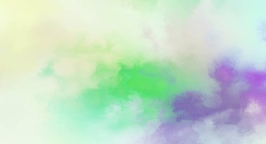 Modern fırça darbeleri. Poster, duvar sanatı, afiş, kart, kitap kapağı veya ambalaj için rahatlatıcı kompozisyonun yumuşak renkli çizimi. Pastel renklerle suluboya. 