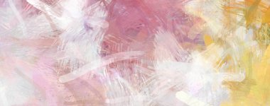 Soyut arkaplanda pürüzlü fırça darbeleri. Fırça boyası. Renkli boya darbeleri. Eşsiz duvar sanatı. Tuvaldeki modern sanat. Renkli çağdaş sanat eserleri.