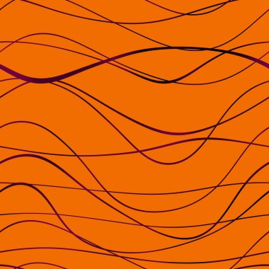 Dalgalı yansıtıcı çizgilerin kusursuz deseni. Lüks minimalist malzeme. Süs dalgasıyla dekoratif motif. Web, kartvizit, davetiye, poster, tekstil baskısı için zarif duvar kağıdı.