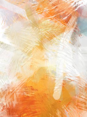 Soyut arkaplanda pürüzlü fırça darbeleri. Fırça boyası. Renkli boya darbeleri. Eşsiz duvar sanatı. Tuvaldeki modern sanat. Renkli çağdaş sanat eserleri.