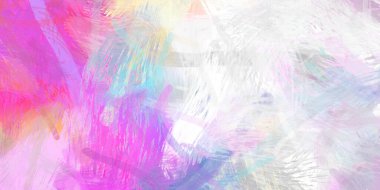 Soyut arkaplanda pürüzlü fırça darbeleri. Fırça boyası. Renkli boya darbeleri. Eşsiz duvar sanatı. Tuvaldeki modern sanat. Renkli çağdaş sanat eserleri.