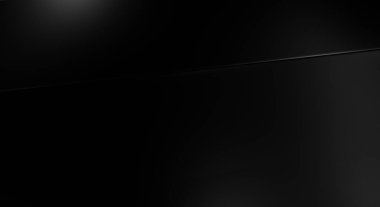 Geometrik katmanlı 3 boyutlu siyah arkaplan. Soyut koyu fütüristik duvar kağıdı. Zarif, parlak çizgili arka plan. Poster, broşür, sunum ve web sitesi için geometrik şablon tasarımı.