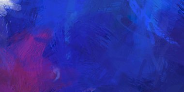 Soyut arkaplanda pürüzlü fırça darbeleri. Fırça boyası. Renkli boya darbeleri. Eşsiz duvar sanatı. Tuvaldeki modern sanat. Renkli çağdaş sanat eserleri.