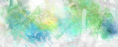 Soyut arkaplanda pürüzlü fırça darbeleri. Fırça boyası. Renkli boya darbeleri. Eşsiz duvar sanatı. Tuvaldeki modern sanat. Renkli çağdaş sanat eserleri.