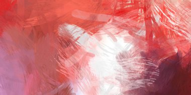 Soyut arkaplanda pürüzlü fırça darbeleri. Fırça boyası. Renkli boya darbeleri. Eşsiz duvar sanatı. Tuvaldeki modern sanat. Renkli çağdaş sanat eserleri.