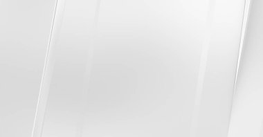 Soyut ışık fütüristik duvar kağıdı. Zarif, parlak çizgili arka plan. Geometrik katmanlı üç boyutlu beyaz arkaplan. Poster, broşür, sunum ve web sitesi için geometrik şablon tasarımı.