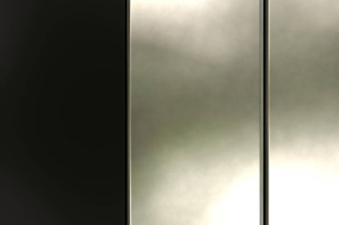 Üç boyutlu metalik doku. Uzay gemisi desenli yüzey. Aydınlık ve karanlık paneller. Fütürist soyut duvar kağıdı. Geometrik teknolojik yansıtıcı arkaplan.