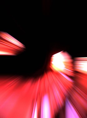 Renkli ışık enerjisi parlamaları. Çarpık grafik hareket arkaplanı. Dinamik patlama flaşı. Hızlanma efekti. Hızlı yüksek hız bulanıklaştırma arkaplanı. Işık teknolojisi soyut duvar kağıdı.