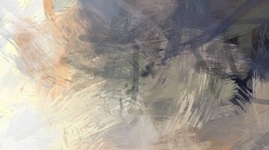 Soyut arkaplanda pürüzlü fırça darbeleri. Fırça boyası. Renkli boya darbeleri. Eşsiz duvar sanatı. Tuvaldeki modern sanat. Renkli çağdaş sanat eserleri.