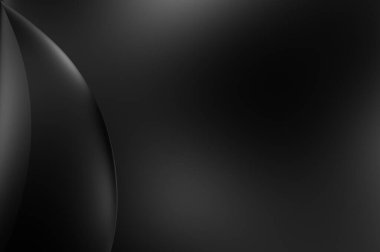 Web sitesi, poster, marka kimliği, broşür, sunum şablonu için lüks koyu bir arka plan. Dalgalı şekilli kaliteli tasarım. Dalgalanmalı soyut arkaplan. Pankart veya kapak tasarımı için dekorasyon.