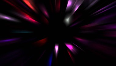 Parlayan yıldızın patlaması. Dinamik renkli arkaplan resmi. Parıldayan ışıklar duvar kağıdı. Tasarımınız için canlı şablon.